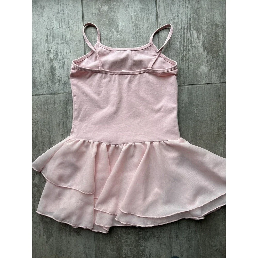 Girls Pink Camisole One Piece Tutu Leotard Dance Ballet Gymnastics 9-10 M READ
